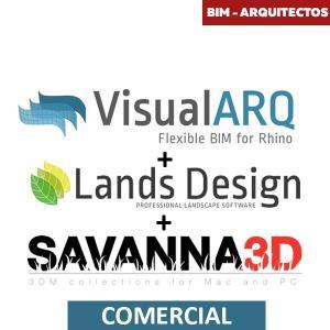 VisualARQ-+-Lands-Design-+-Savanna-3D-licencia-comercial