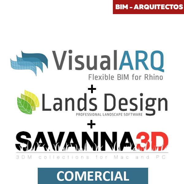 VisualARQ-+-Lands-Design-+-Savanna-3D-licencia-comercial