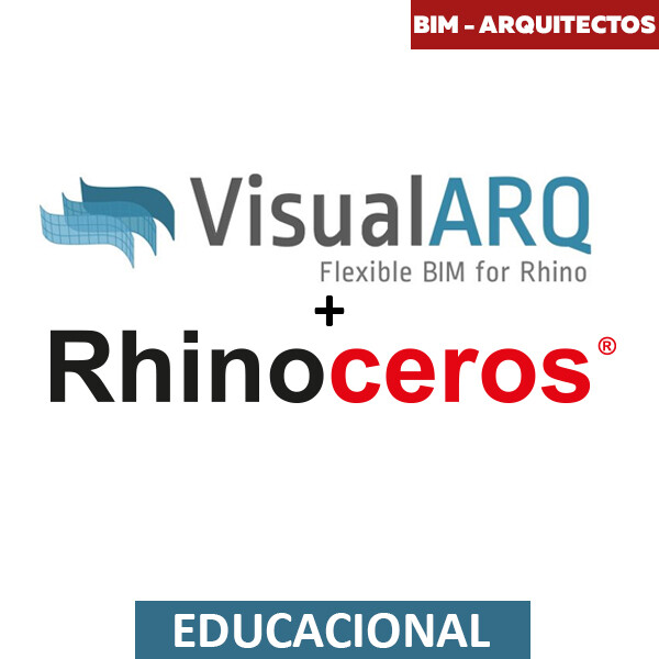 software-visualarq-rhinoceros-educacional VisualARQ + Rhinoceros licencia perpetua educacional
