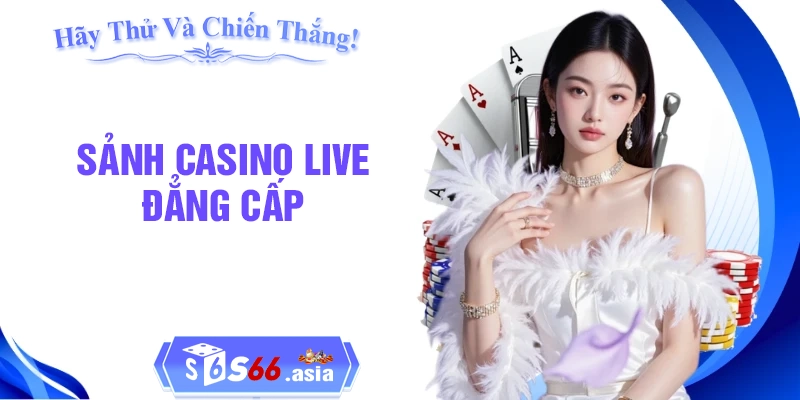 Sảnh casino tại S66 đẳng cấp với dealer live 24/7